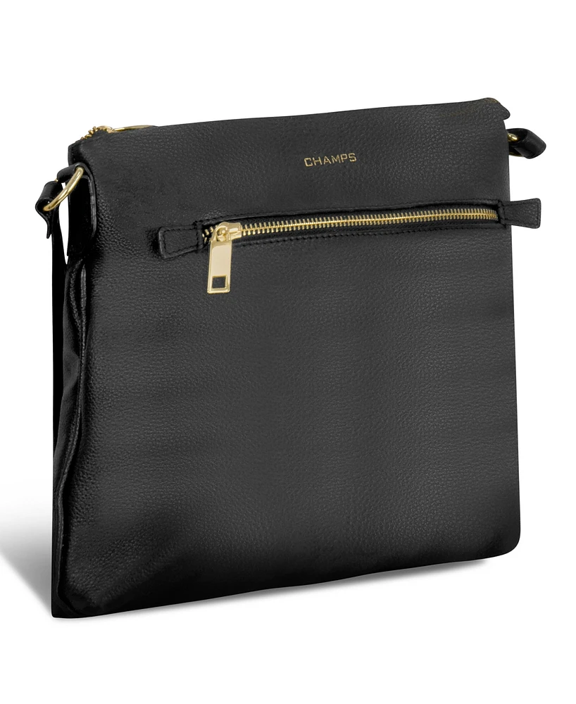 Champs Leather Crossbody Bag