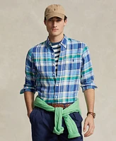 Polo Ralph Lauren Men's Classic-Fit Linen Plaid Shirt