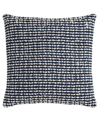 Rizzy Home Textured Striped Polyester Filled Decorative Pillow, 20" x 20"