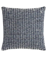 Rizzy Home Textured Striped Polyester Filled Decorative Pillow, 20" x 20"