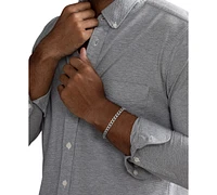 Esquire Men's Jewelry Curb Link Chain Bracelet in Sterling Silver, Created for Macy's