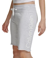 Calvin Klein Women's Logo Bermuda Sweat Shorts