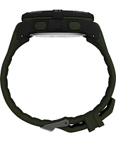 Timex Men's Ufc Rush Digital Green Polyurethane Strap 52mm Round Watch