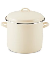 Rachael Ray Enamel on Steel 12-Qt. Covered Stockpot