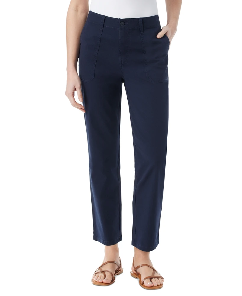 Gloria Vanderbilt Women's Straight-Leg Utility Pants