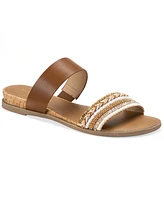 Sun + Stone Women's Easten Double Band Slide Flat Sandals, Created for Macy's