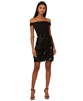 Adrianna by Papell Women's Sequin Floral Cocktail Dress