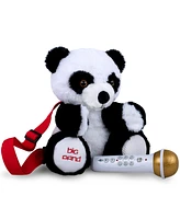 Singing Machine Plush Toy Karaoke Backpack with Microphone, Speaker, Songs Sound Effects, BigPanda