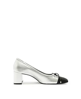 Schutz Women's Arissa Cap Toe Mid Block Pumps