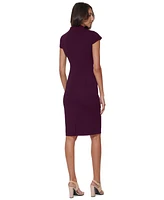 Calvin Klein Petite Short-Sleeve Sheath Dress