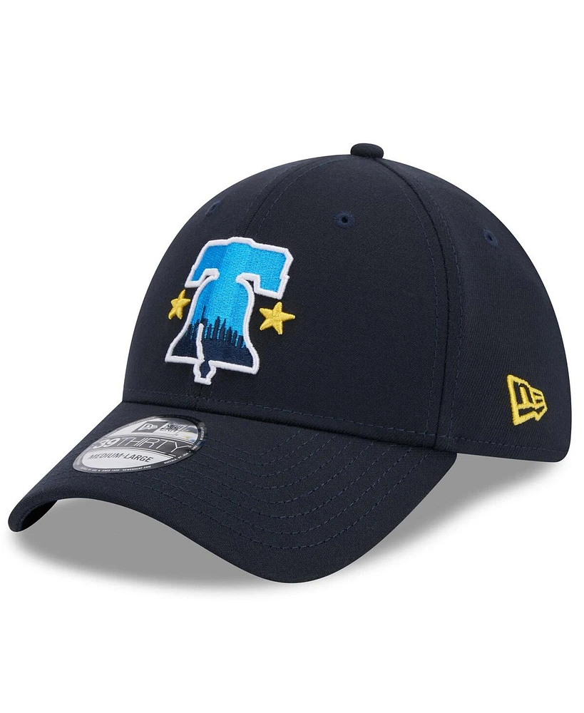 New Era Men's Navy Philadelphia Phillies 2024 City Connect 39thirty Flex Hat