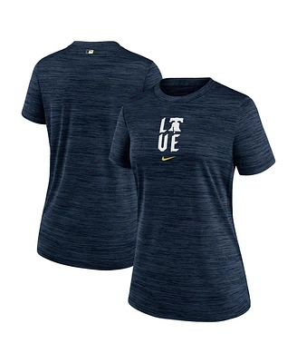 Nike Women's Navy Philadelphia Phillies 2024 City Connect Ac Practice Velocity Performance T-Shirt