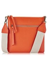 GiGi New York Kit Leather Messenger Bag