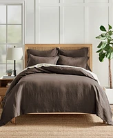 Levtex Washed Linen Solid Duvet Cover