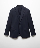 Mango Men's Stretch Fabric Slim-Fit Suit Blazer