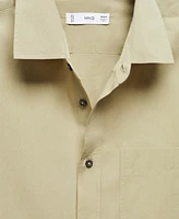 Mango Men's Slim Fit Cotton Shirt