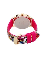 Ed Hardy Women's Quartz Matte Silicone Strap Analog Watch 38mm