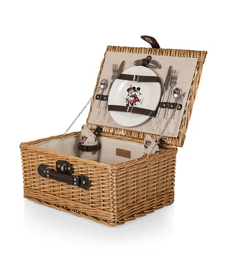 Picnic Time Disney Mickey Mouse Minnie Mouse Classic Picnic Basket, Service for 2