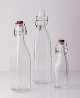 Kilner Set of Square Clip Top Bottles