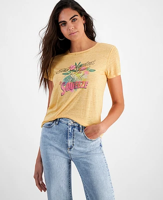 Guess Women's Sweetest Fruit Graphic Print T-Shirt