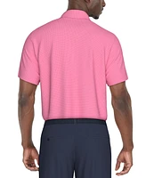 Pga Tour Men's Short-Sleeve Mini-Check Performance Polo Shirt