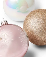 Holiday Lane Sugar Plum Plastic Ball Ornaments, Set of 6, Created for Macy's