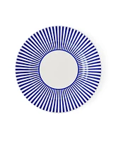 Spode Blue Italian Steccato Salad Plates, Set of 4