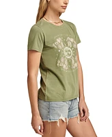 Lucky Brand Women's One With The Stars Classic Cotton Crewneck T-Shirt