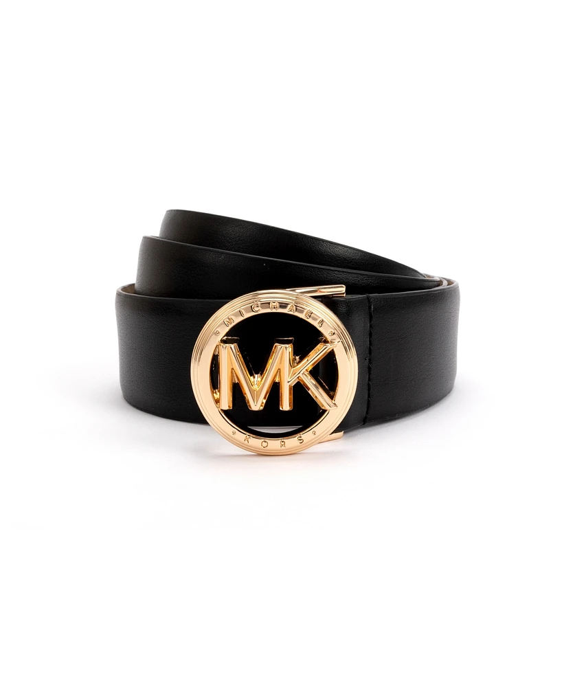 Michael Kors Women's 32MM smooth leather belt
