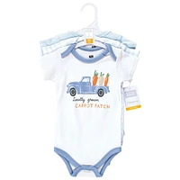 Hudson Baby Baby Boys Hudson Cotton Bodysuits, 3Pk