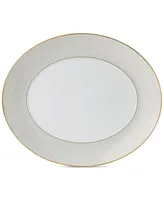 Wedgwood Gio Gold Oval Serving Platter 13"