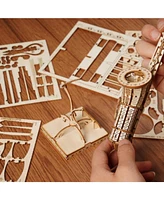 Diy 3D Wood Puzzle - Saxophone - 136pcs