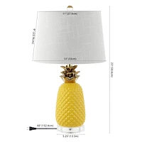 Jonathan Y Pineapple Ceramic Led Table Lamp