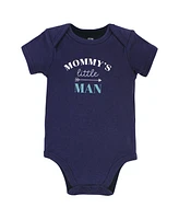 Touched by Nature Baby Boys Hudson Baby Cotton Bodysuits, Mommys Man