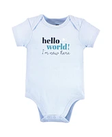 Touched by Nature Baby Boys Hudson Baby Cotton Bodysuits, Mommys Man