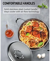 Quart 18/10 Stainless Steel Classic Deep Cooking Pot Canning Stockpot with Stainless Steel Lid