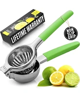 Lemon Squeezer Stainless Steel with Premium Heavy Duty Solid Metal Bowl