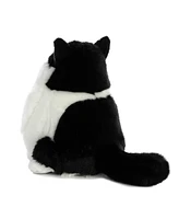 Aurora Medium Muffins Tuxedo Fat Cats Charming Plush Toy White 9.5"