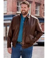 KingSize Big & Tall Leather Aviator Bomber