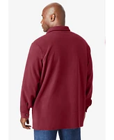 KingSize Big & Tall Microfleece Shirtjacket