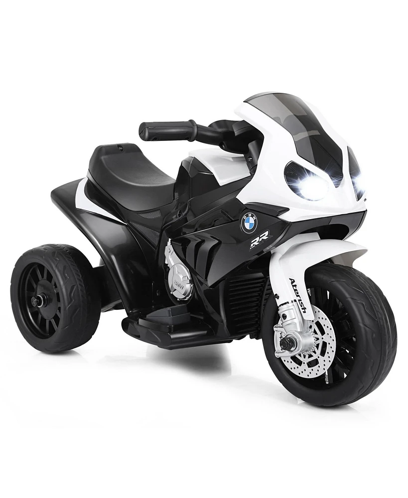 Sugift 6V Kids 3 Wheels Riding Bmw Licensed Electric Motorcycle