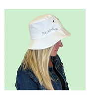 Headbands of Hope Denim Bucket Hat - White Wash