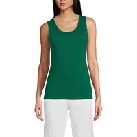 Lands' End Petite Cotton Tank Top