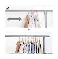 Slickblue Velvet Hangers Pack, Non Slip With Swivel Hook, Slim Space Saving, 50 Pieces