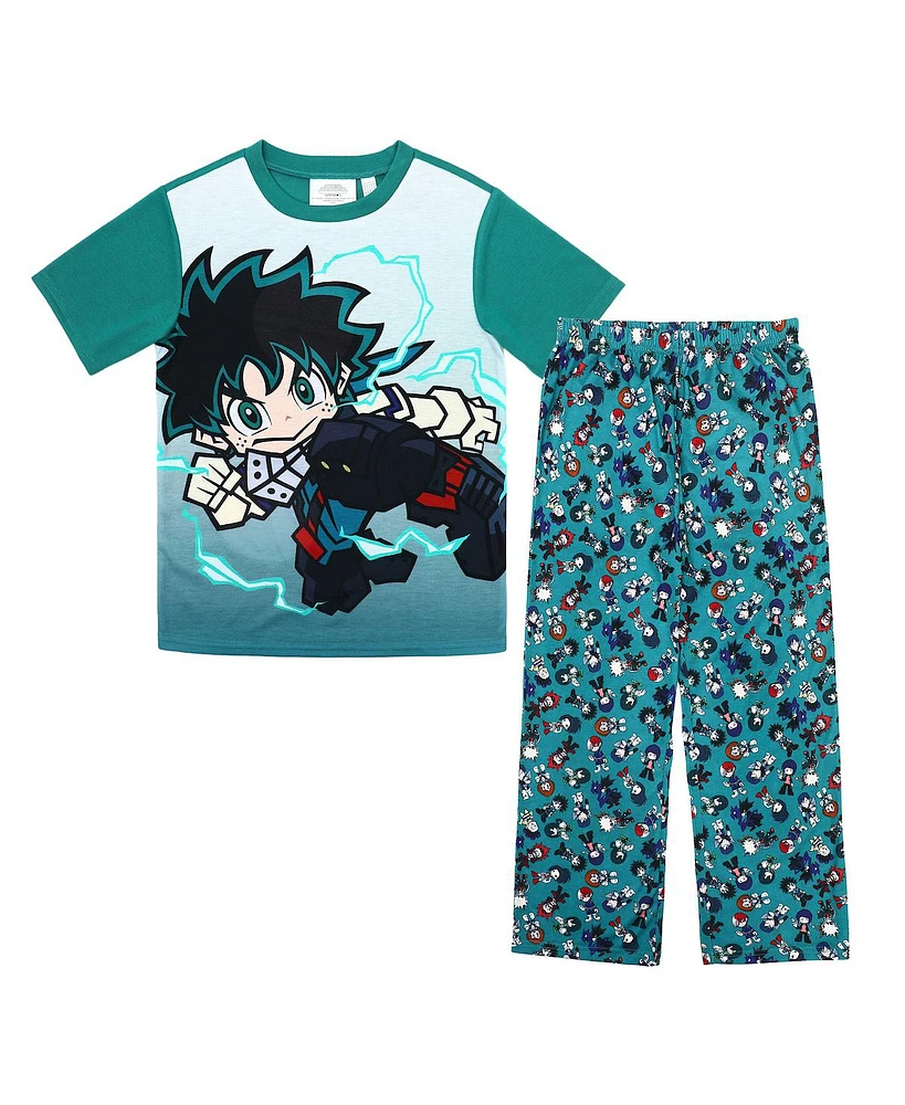 My Hero Academia Boys Anime Manga Deku Hero Children's Pajama Set