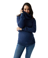 Ingrid + Isabel Maternity Cowl Neck Tunic Sweater