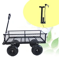 Streamdale Furniture Wagon Cart Garden Cart Trucks Make It Easier To Transport Firewood Tc1840Bkg