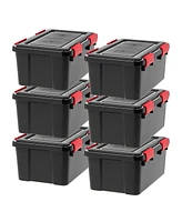 Iris Usa Qt Storage Box with Gasket Seal Lid, Pack - Bpa-Free