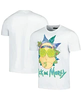 Freeze Max Men's White Rick And Morty Graphic T-Shirt