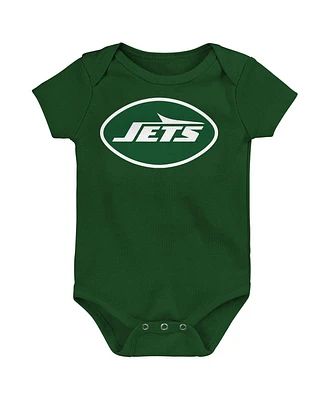 Outerstuff Newborn Green New York Jets Logo Bodysuit